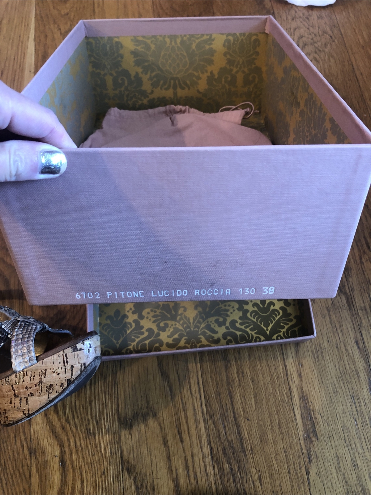 mui mui platform sandals python 8 - image 12