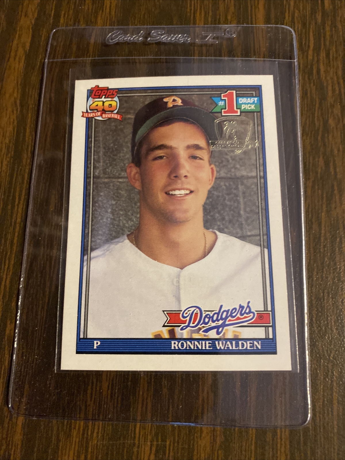1991 Topps Desert Shield 596 Ronnie Walden Dodgers Sharp Corners