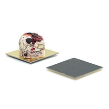 Mini Cake Board Double Sided Foil Cardboard Mousse Cake Base Dessert Display Set