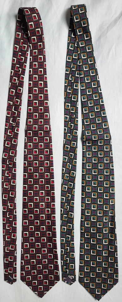 Lote de 6 Corbatas Don Loper Hombre Multicolor Geométricas Vivas Foto 3 de 4