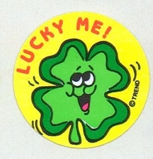 1980s Trend Scratch And Sniff Glossy Sweet Clover Stinky Stickers Single w TM