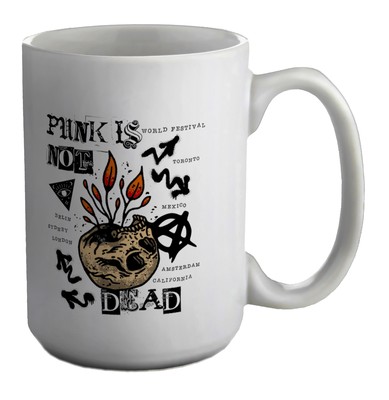 Punk is not Dead Tasse Gothic Emo Musik 15oz große Tasse Geschenk