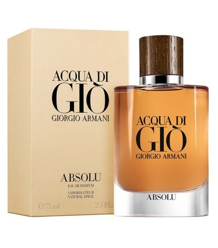ACQUA DI GIO' ABSOLU GIORGIO ARMANI profumo uomo edp eau de parfum 75ml  NUOVO | eBay