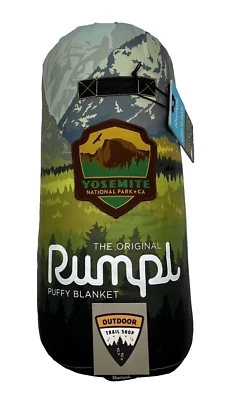 Rumpl Yosemite National Park Puffy Blanket Limited Edition Sewn Patch FLASH SALE