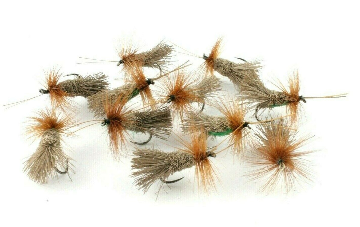 Goddard G&H Sedges Classic Caddis Flies Pattern Trout Barbed or
