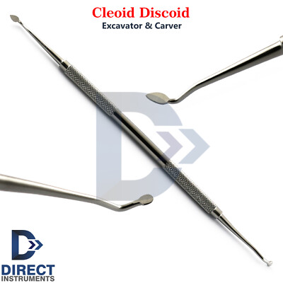 Cleoid Discoid Excavator Restorative Amalgam Carver Double Ended Dental Tools CE