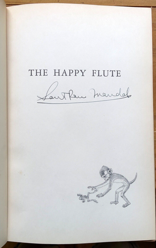 SIGNED - THE HAPPY FLUTE - Mandal, Lathrop 1939 - ST. FRANCIS OF INDIA - Picture 4 of 12
