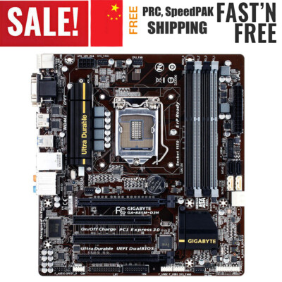 For Gigabyte B85M-D3H LGA 1150 Motherboard USB3.0 Core i7/i5/i3/Pentium/Celeron