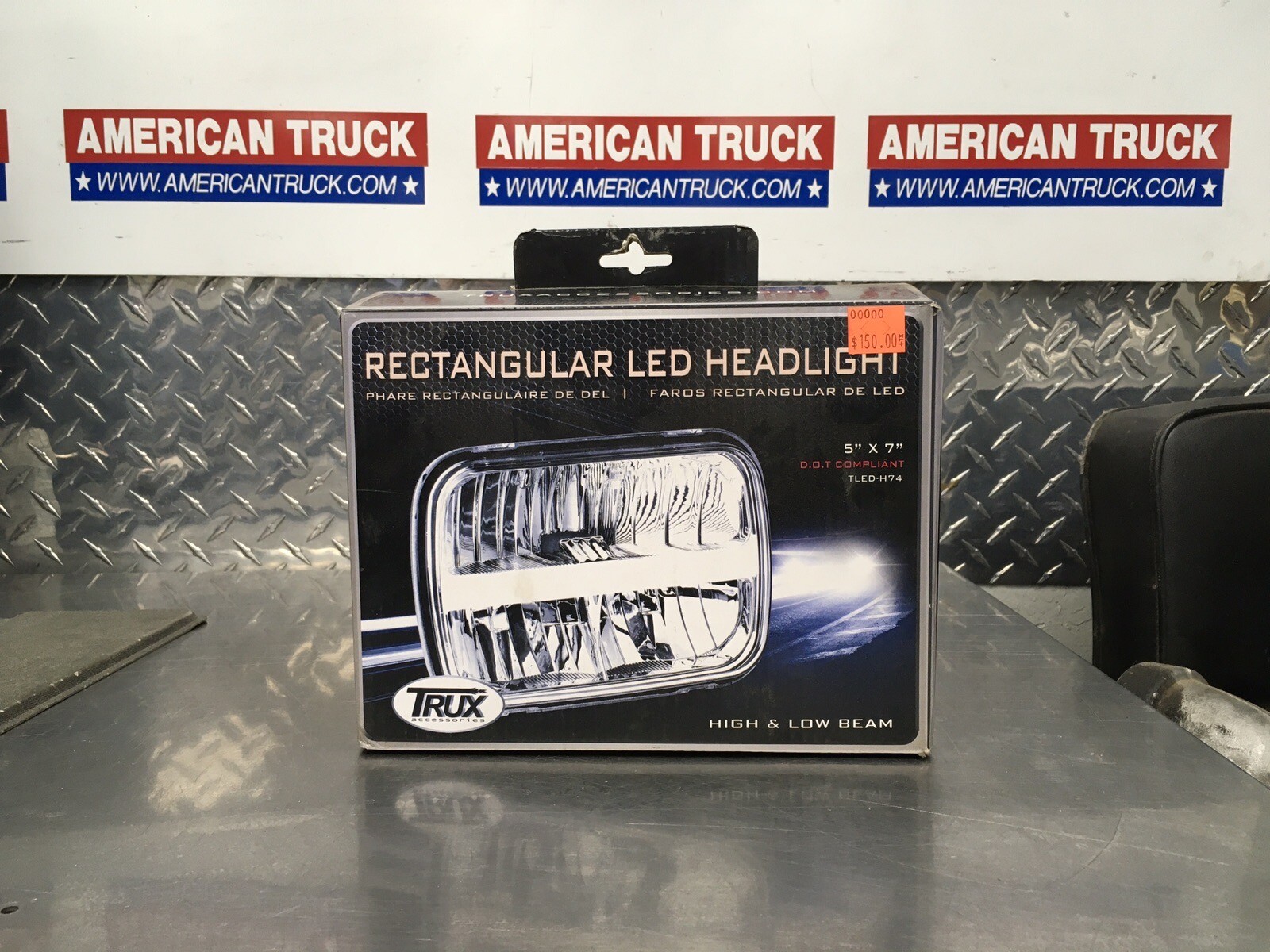 5″ x 7″ LED Reflector Headlight Combination High & Low Beam Trux P/N TLED-H74