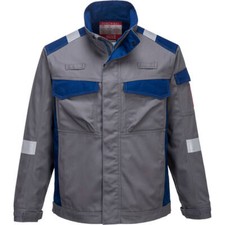 Image of BizFlame Ultra Two Tone Flame Resistant Jacket Grey M