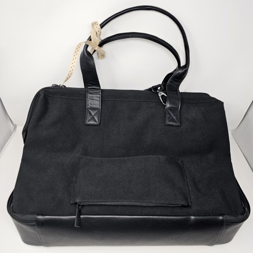 BEIS THE WEEKENDER TRAVEL Bag Black Convertible Padded Laptop Pocket Large NEW - Picture 5 of 20