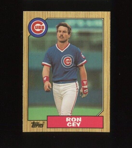 1987 TOPPS TIFFANY #767 RON CEY CHICAGO CUBS
