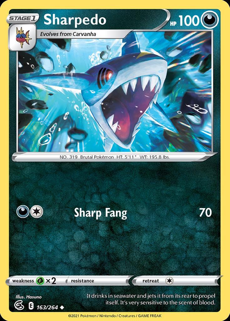Pokemon Sharpedo (163/287) Fusion Strike LP