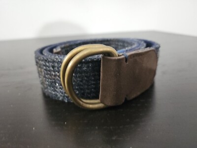 New NWT Brooks Brothers Woven Harris Tweed Belt Size Small S 