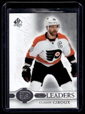 2020-21 SP Authentic True Leaders Claude Giroux #TL-CG Philadelphia Flyers