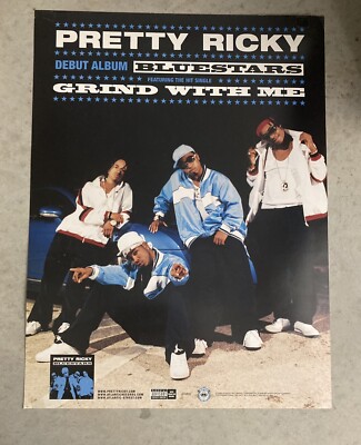 2005 RARE PRETTY RICKY BLUESTARS ORIGINAL PROMO POSTER 18