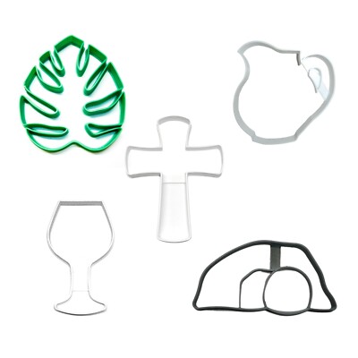 HOLY WEEK HE IS RISEN  PITCHER EMPTY TOMB EASTER SET OF 5 COOKIE CUTTERS PR1787
