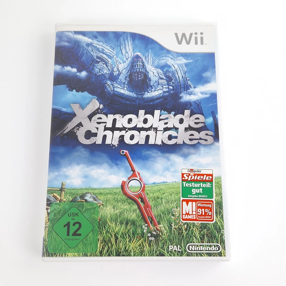 Nintendo Wii Spiel : Xenoblade Chronicles - CD Anleitung OVP | dt. PAL Version - Bild 4 von 4