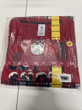 NEW Member's Mark Family Sleep Men's 2-Piece Pajama Set 'Let it Snow' Medium