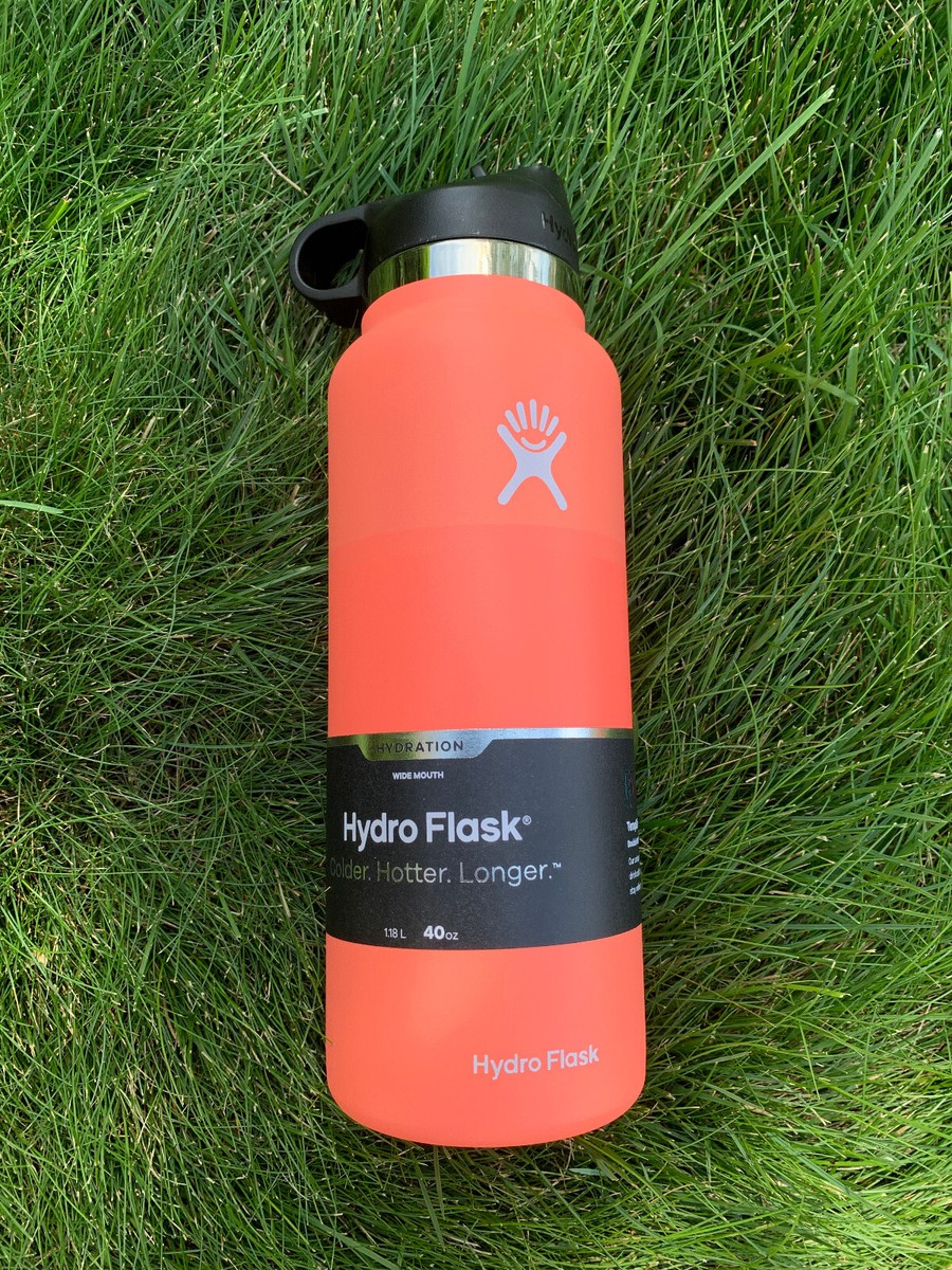 Straw Lid Red Hydro Flask 40 Oz Cosmetic Paint Error Hydro Flask