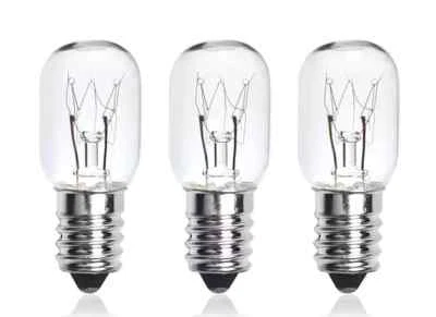 EVEREADY 3x Himalayan Salt Lamp Bulb Screw Pygmy Light Bulbs Set Clear Glass 15W E14