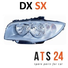 COPPIA FARI PROIETTORE ANTERIORE FANALE SX - DX BMW SERIE 1 E87 DAL 2004 AL 2007