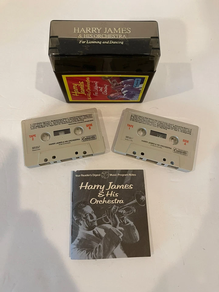 Guy Lombardo & Harry James Readers Digest Cassettes Original Case & Booklets - Imagem 4 de 4
