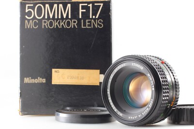 【極上品】 MINOLTA MC ROKKOR-PF 50mm F1.7 SR Minolta MC Rokkor-PF 50mm f/1.7 - YouTube