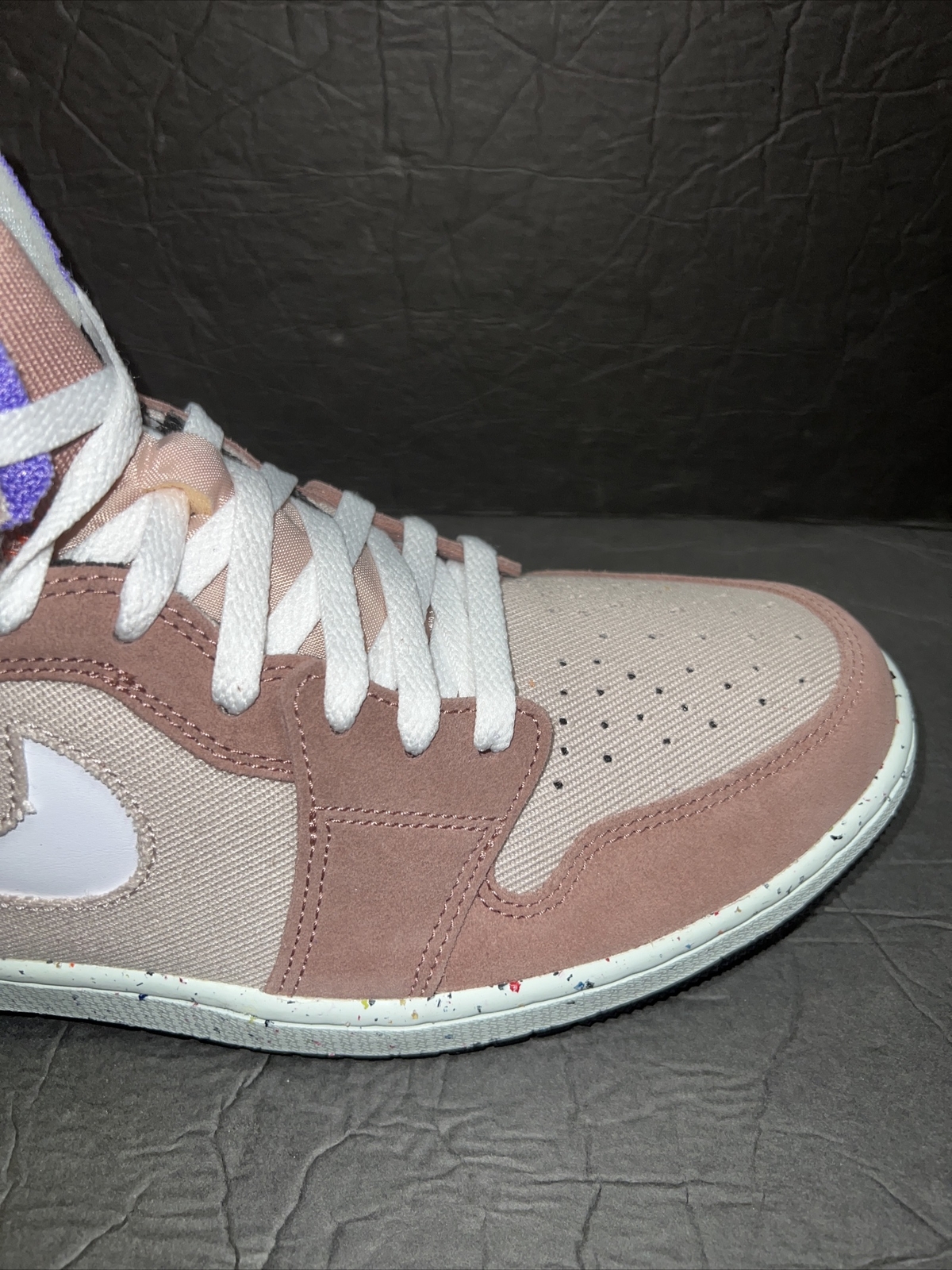 nike air jordan 1 zoom cmft fossil stone