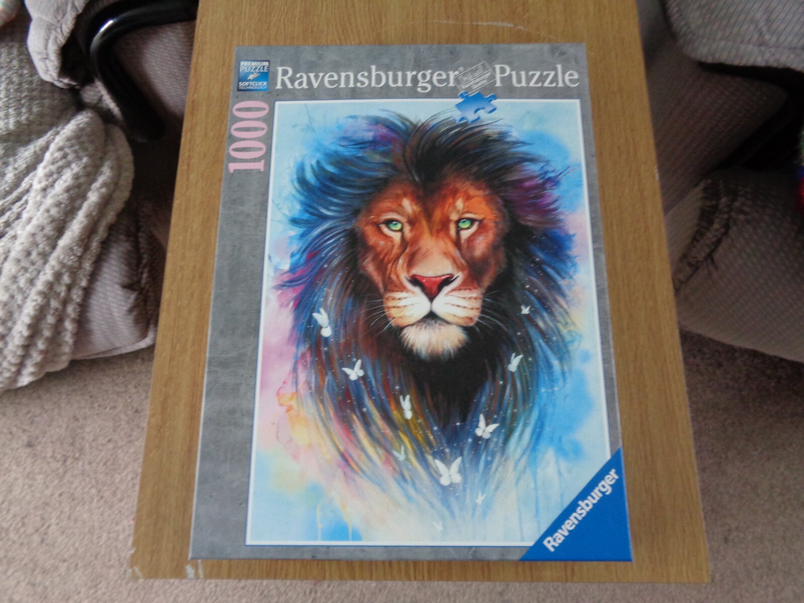 Ravensburger 1000pc jigsaw puzzle Majestic Lion complete free p=p