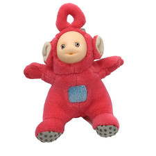 Teletubbies Red Keychain Backpack Charm P0 Vintage Plush Toy Replacement Flaws