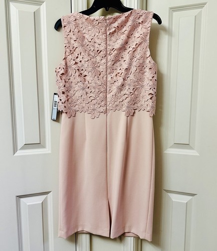 Tahari ASL Women's Sleeveless Lace Dress, Size-8 - Picture 2 of 2