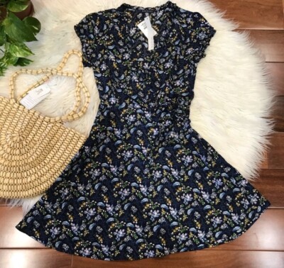 blue floral cap sleeve dress Blue Cap Sleeve Fitted Floral Mini Dress