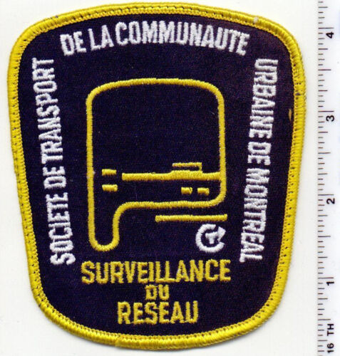 Parche de hombro uniforme de despegue Urbaine de Montreal (Canadá) de la década de 1980 - Imagen 1 de 1