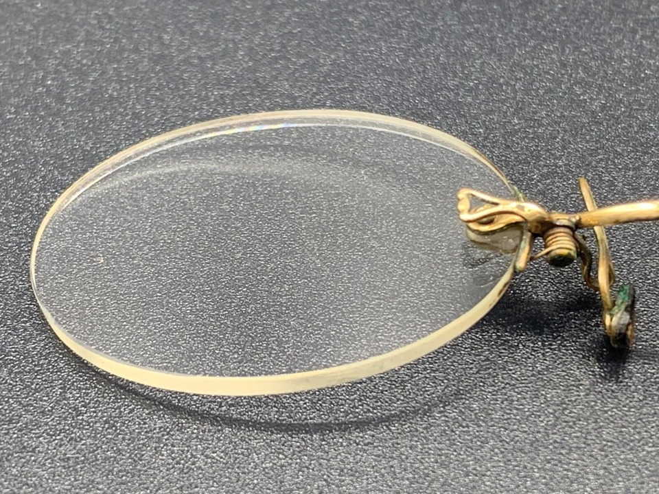 Rare Pince Nez 1/10 Gold Filled Eyeglasses With Ketcham Extendable Holder Brooch - Image 4 of 4