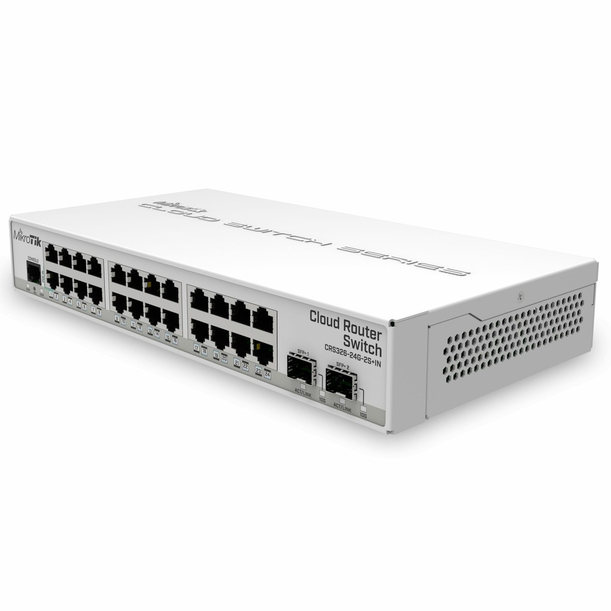 Switch Router Cloud MikroTik CRS326-4C+20G+2Q+RM - 650 MHz, 20 Porte 2.5Gb, 4 Porte SFP+ - Nuovo