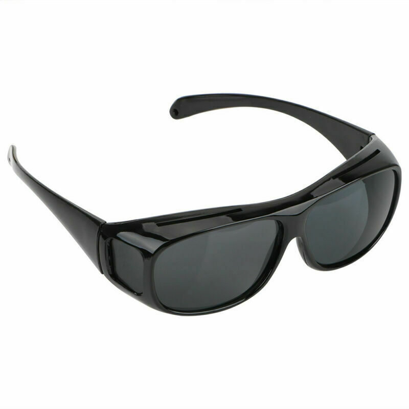 Polarized Sports Sunglasses with UV Protection & Night Vision Yellow Film-image