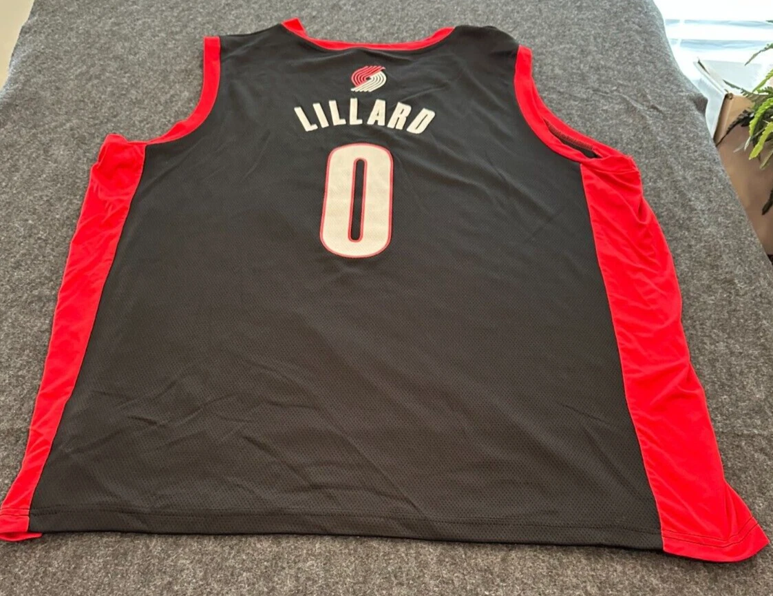 DAMIAN LILLARD Portland Trail Blazers. Nike NBA Hoops Jersey =SIZE 2XL NEW  NWT=