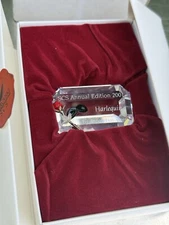 Swarovski Crystal Title Plaque SCS Annual Edition 2001 Harlequin