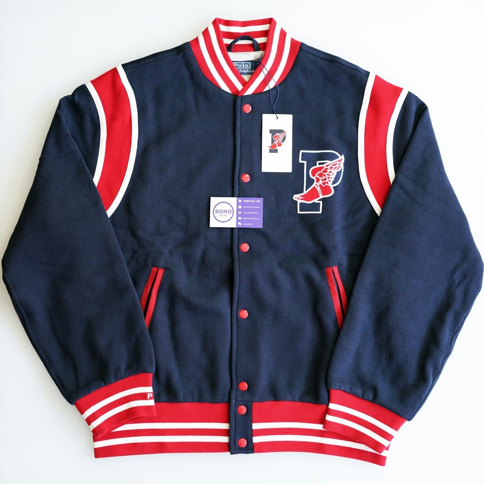 polo ralph lauren fleece track jacket