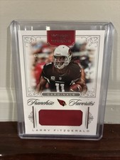 National Treasures 2012 Cardinals Game Worn Patch Larry Fitzgerald /99