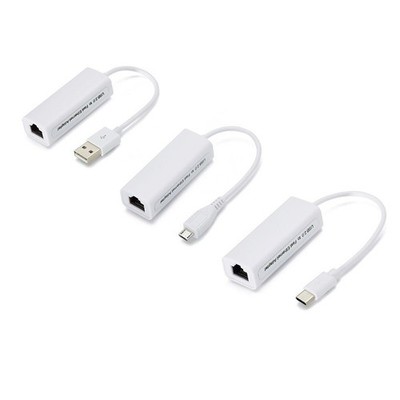 Micro USB auf RJ45 Ethernet Kabel Splitter Verlängerung Adapter Netzwerkkarte für Tablet