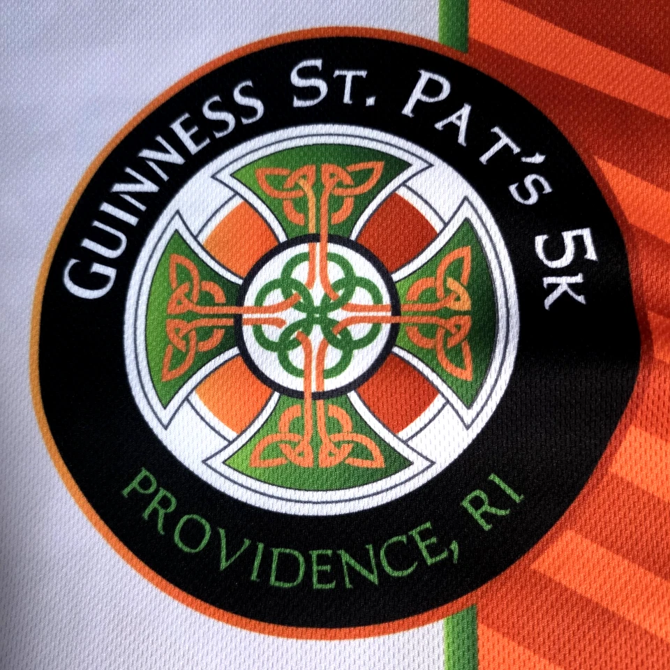 Camiseta Irlandesa Irlanda Celta Guinness New Balance 5K Carretera Carrera Manga Larga XL Foto 3 de 4