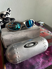 Vintage Oakley Plate Blue Fire Juliet x Metal...