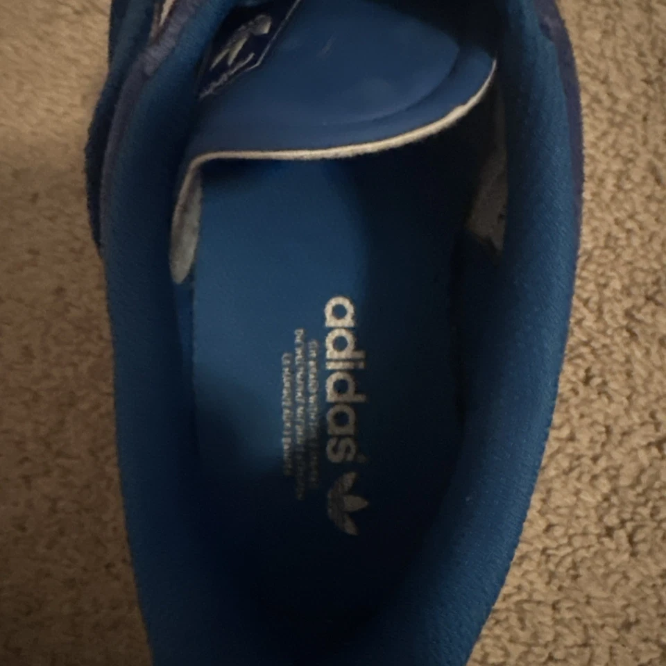 Adidas Gazelle Mens 14 Blue Suede - Image 3 of 4
