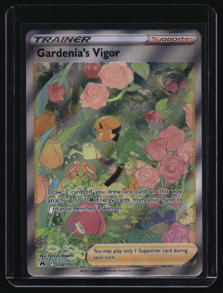 Pokémon Crown Zenith Galarian Gallery #GG61/GG70 Gardenia's Vigor Pokémon Crown Zenith Galarian Gallery #GG61/GG70 Gardenia's Vigor