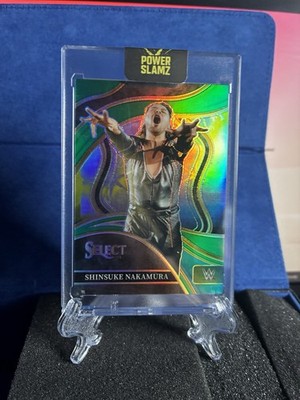 2024 Panini Select WWE Shinsuke Nakamura GREEN PRIZM /5 Ringside #213 Bookend  