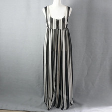 Marc Jacobs Redux Grunge Collection 1993/2018 Striped Silk Dress