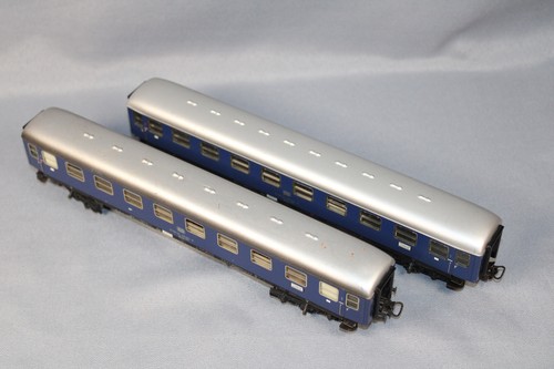 Märklin 2 Personenwagen 1. Klasse Blech blau 518010-40167-8 Dortmund Maßstab H0 | Condition: Gebraucht