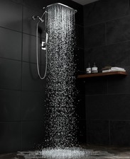 Veken 11.8" High Pressure Rain Shower Head with Handheld, Handheld Shower Hea...